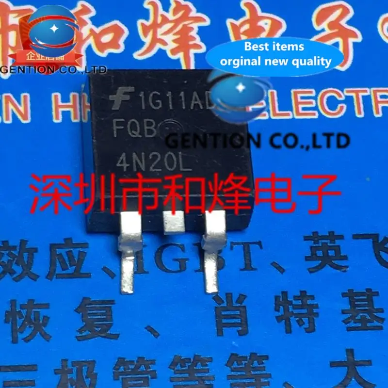 

10 шт., FQB4N20L TO-263, 200 А, 100% в, в наличии Новый и оригинальный