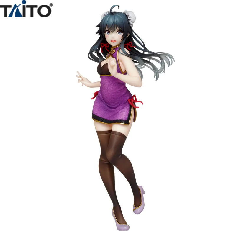

100% Original TAiTO Coreful Figure My Teen Romantic Comedy Yukinoshita Yukino Mandarin dress ver Anime Figure Model Action Toys