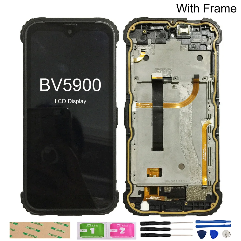 

For Blackview BV5900 Original LCD Display+Touch Screen Digitizer Assembly With Frame Phone Glass Panel Repair Parts