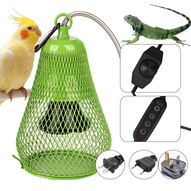 1pc Pet Reptile Heat Lamp Holder For Heaing Bulb Lizard Turtle Snake Amphibian Aquarium Accessories Basking