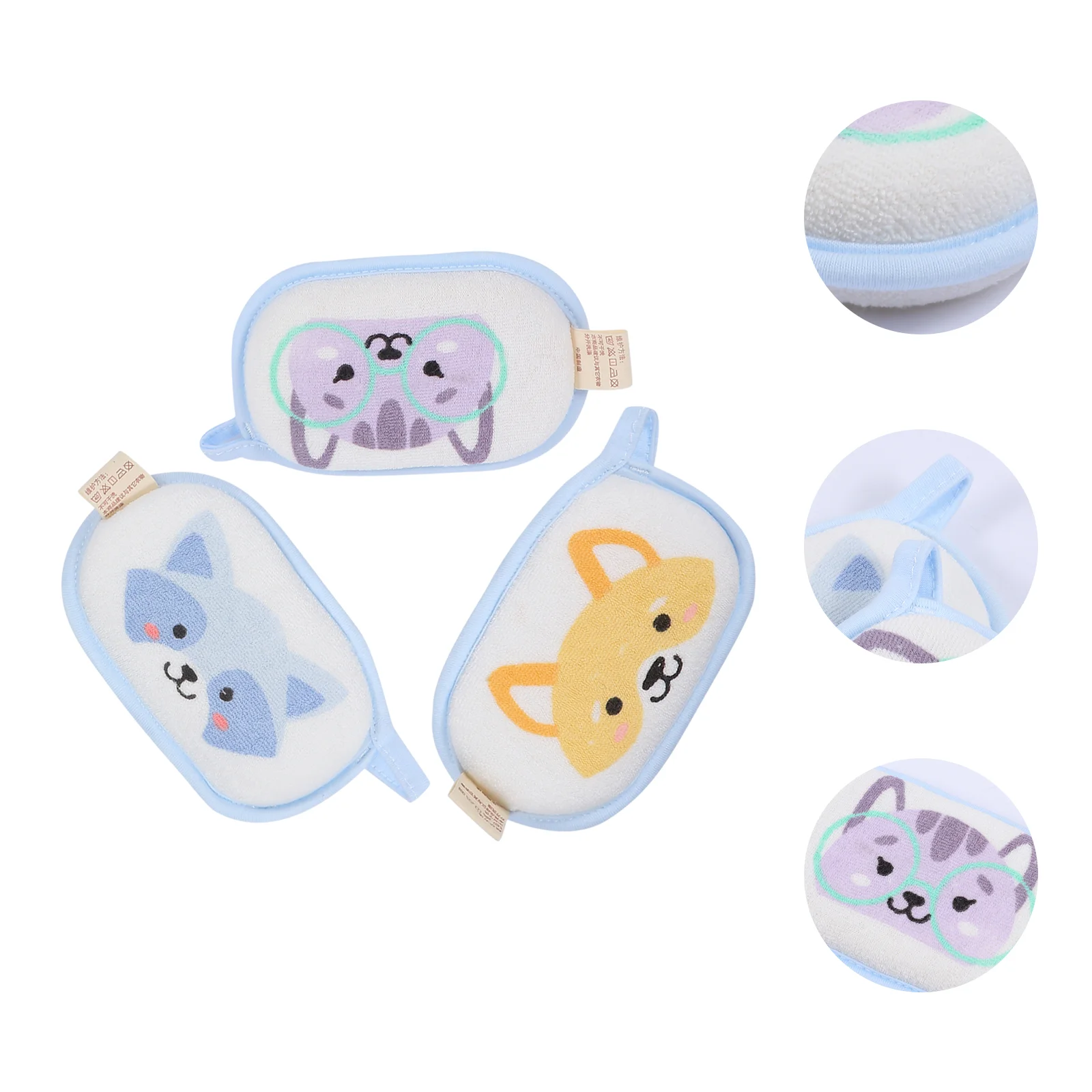 

Bath Scrubber Baby Sponge Shower Body Toddler Exfoliating Infant Sponges Ballwash Beauty Exfoliator Exfoliate Face Facial Pouf
