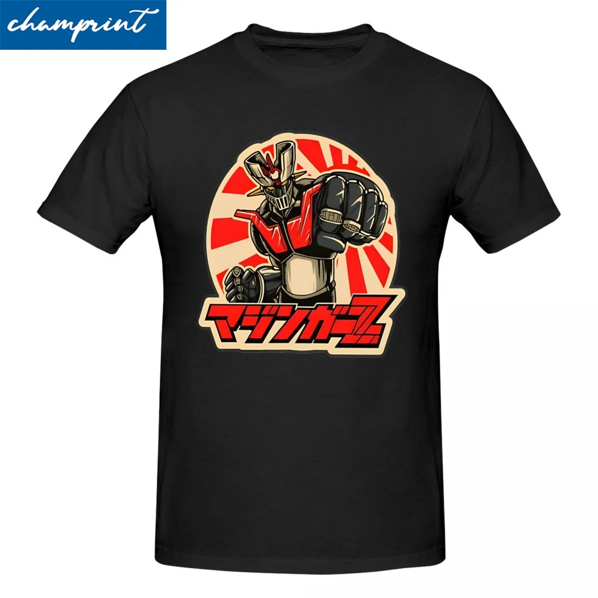 Мужские и женские футболки Mazinger-Z с рисунком кулака аниме 70s ретро суперроботов 100%