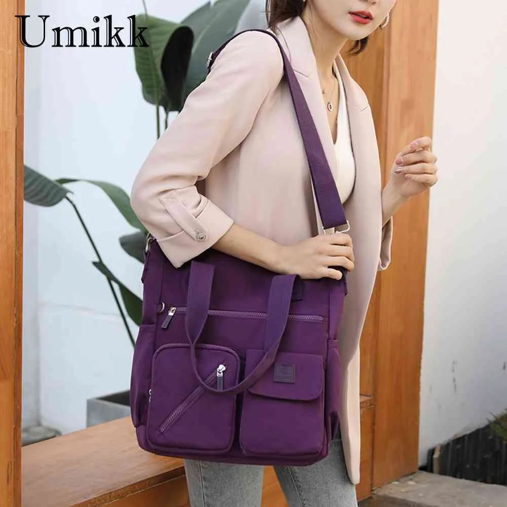 

Водонепроницаемые сумки-мессенджеры, Новые повседневные нейлоновые разнофункциональные вместительные повседневные модные сумки для улич...