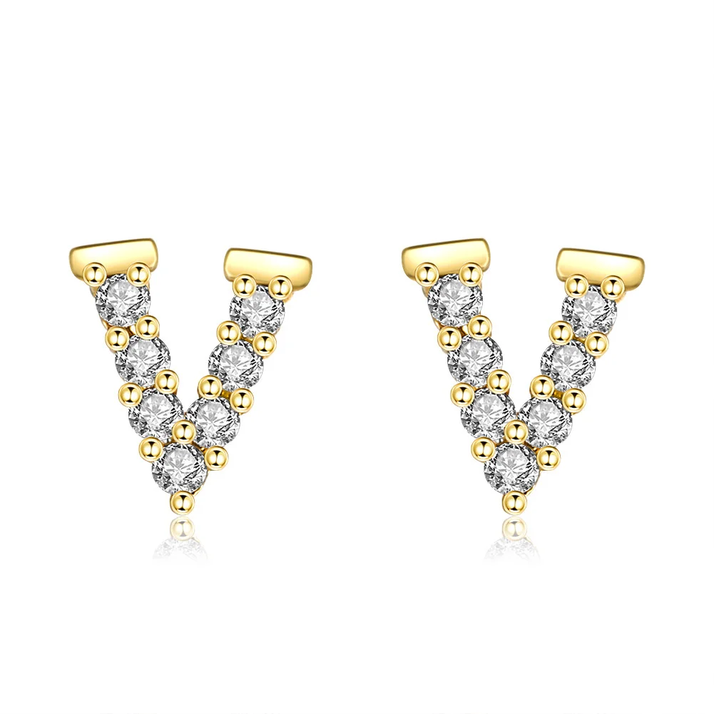 

Летние серьги, Простые Модные романтичные Милые Роскошные серьги V-образной формы для девочек Kzce883