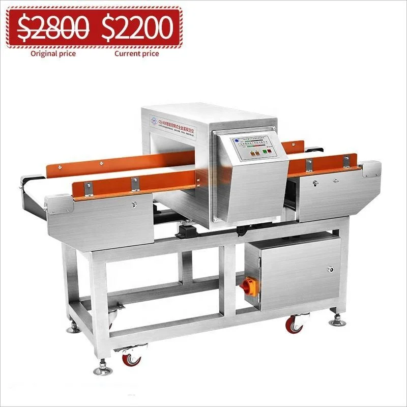 Пищевой металлоискатель ленточный конвейер железный цветной из нержавеющей