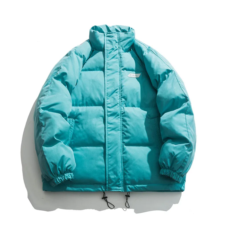 Rainbowtouches Men's Down Jacket Warm Thick Puffer Jacket Windproof Breathable Coat Casual High Quality Big Size Men Jackets