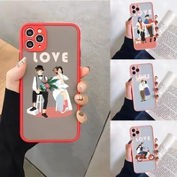the promise of that year phone case matte translucent for iphone 12pro 13 11 pro max mini xs x xr 7 8 6 6s plus se 2020 cover