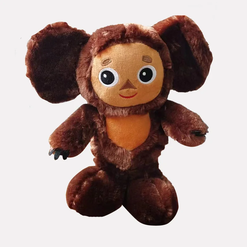 

Кавайная Cheburashka плюшевая игрушка с большими глазами обезьянка с одеждой кукла русское Аниме Малыш Девочка Успокаивающая сон кукла игрушки ...