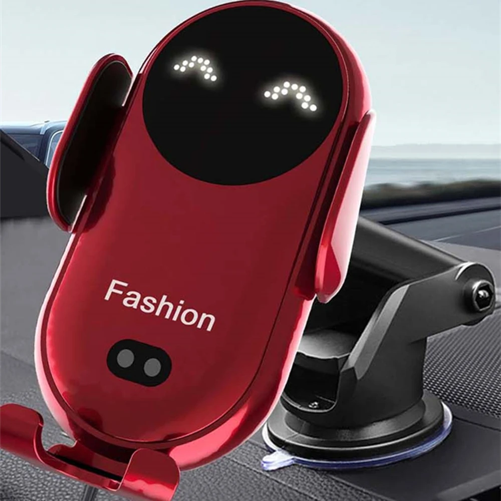 

Universal 10W Car Wireless Charger Infrared Sensor Smart Auto Clamp Air Vent Dashboard Qi Car Fast Chargers Phone Holder Stand