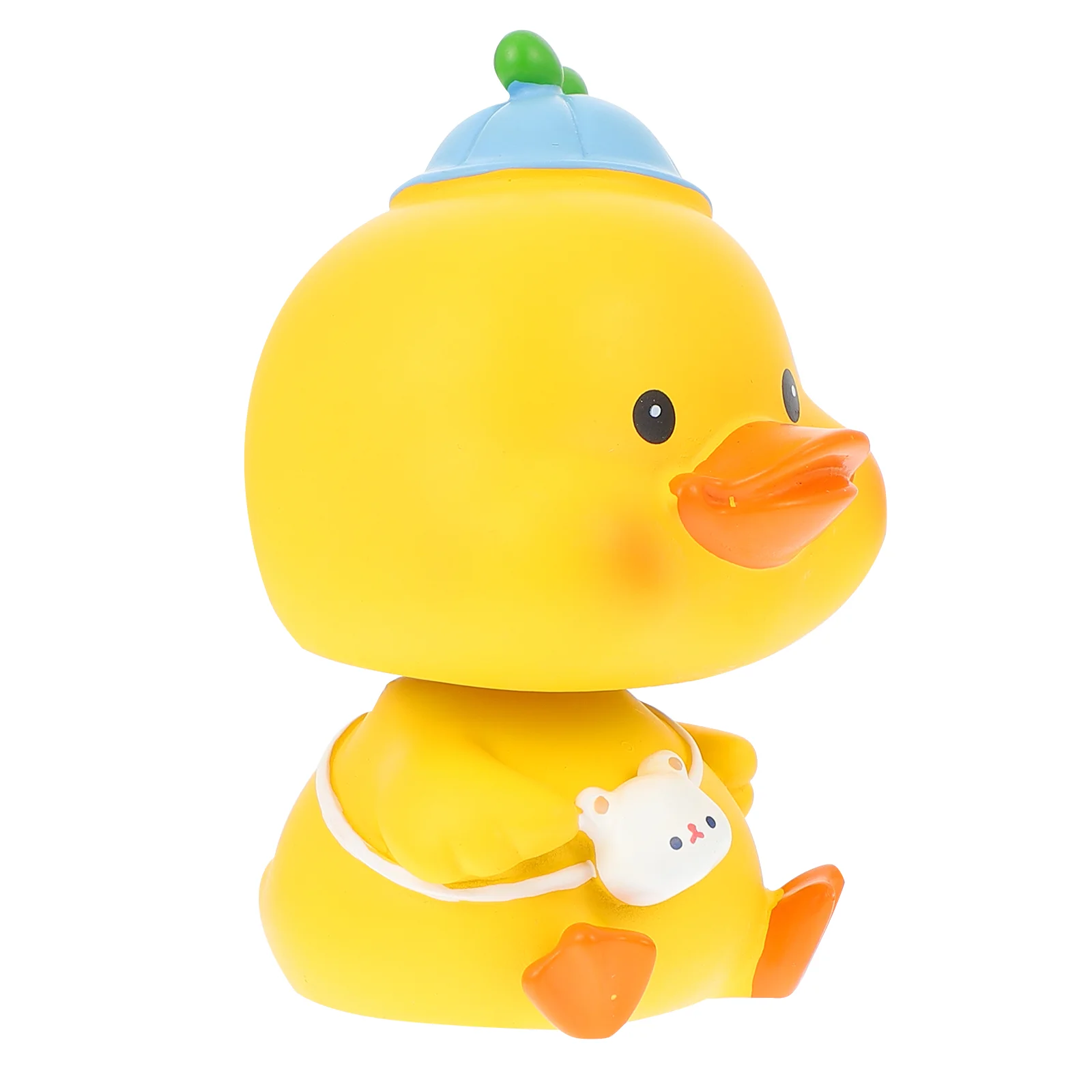 Duck Resin Car Craft Ornaments Funny Shaking Head Dashboard Statue Desktop Decoration