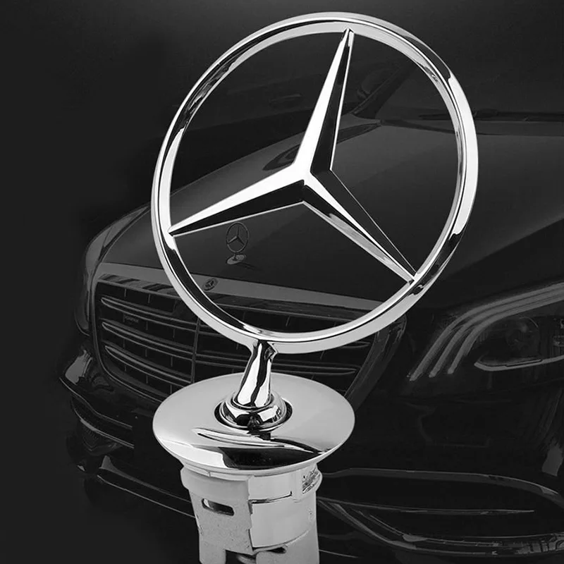 Металлическая хромированная 3d-эмблема на переднюю капот автомобиля 44 мм логотип