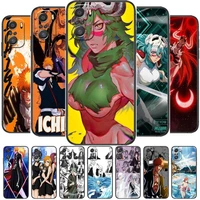 bleach anime phone case for xiaomi mi 11 lite pro ultra 10s 9 8 mix 4 fold 10t 5g black cover silicone back prett