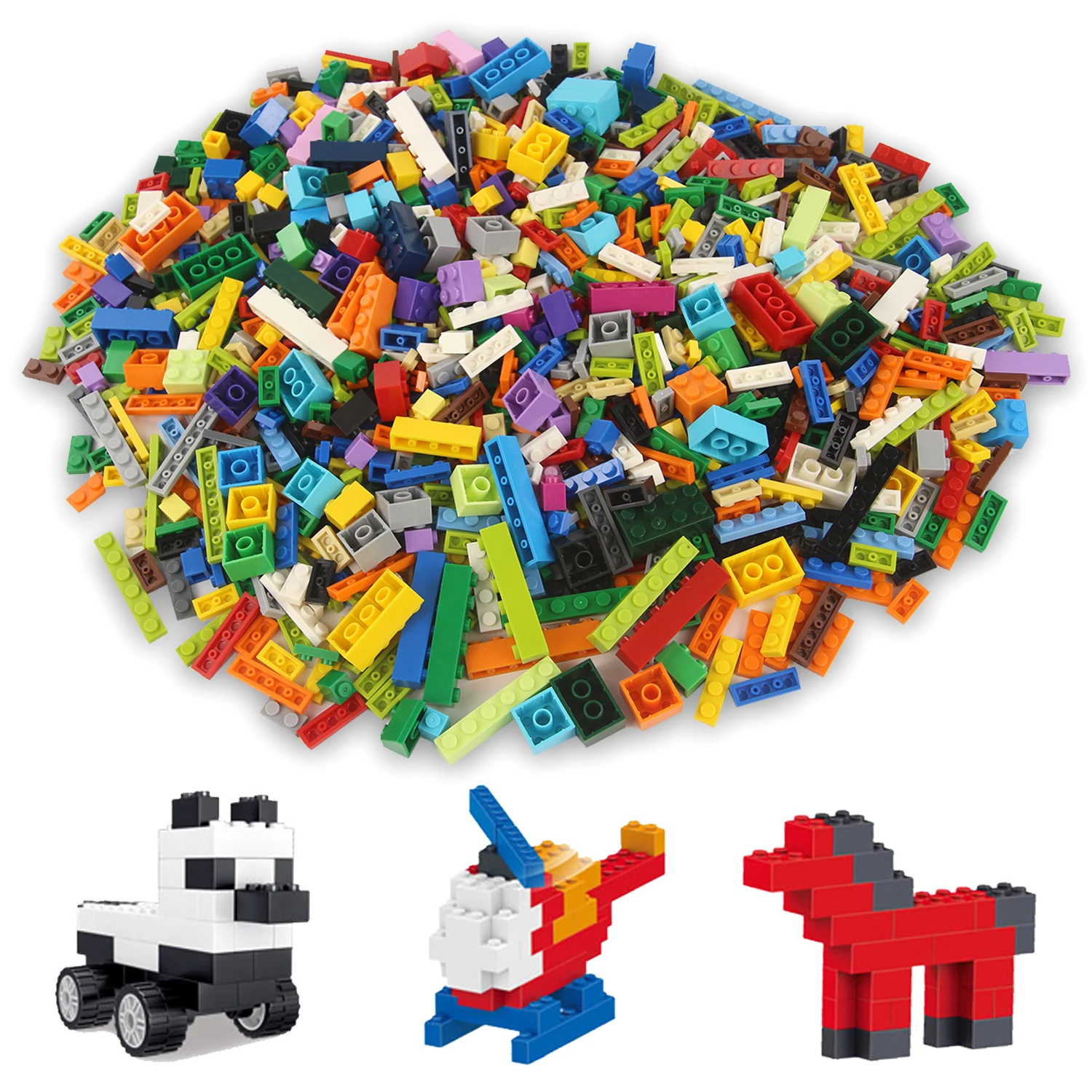 EKIND 7 цветов 12 форм классические образовательные творческие строительные наборы кубиков