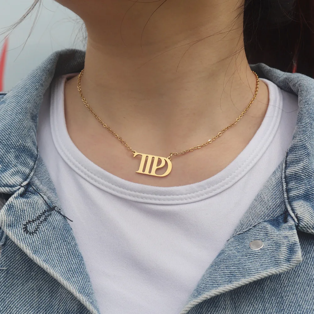 Ювелирные изделия в стиле TS из нержавеющей стали ожерелья с альбомом Тейлора для