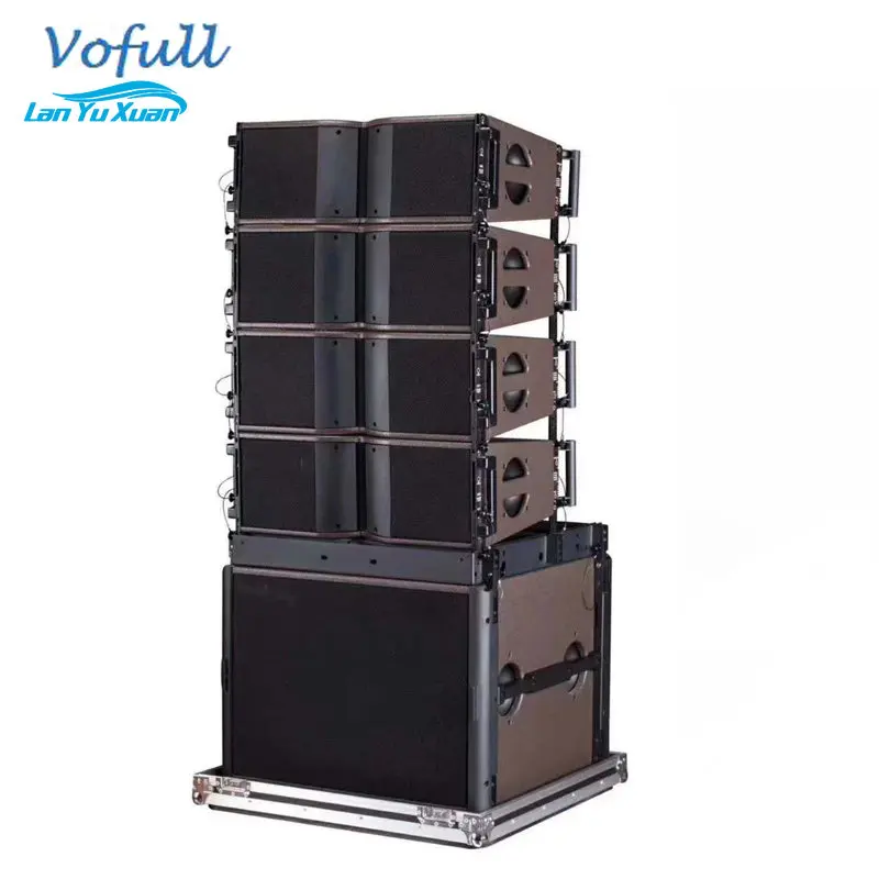 Vofull  full range powered dj professional line array speaker sound system