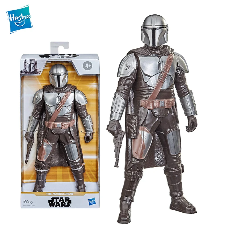 

Hasbro Original STAR WARS The Mandalorian Toy 9.5-inch Scale The Mandalorian Action Figure Toys for Kids E8063