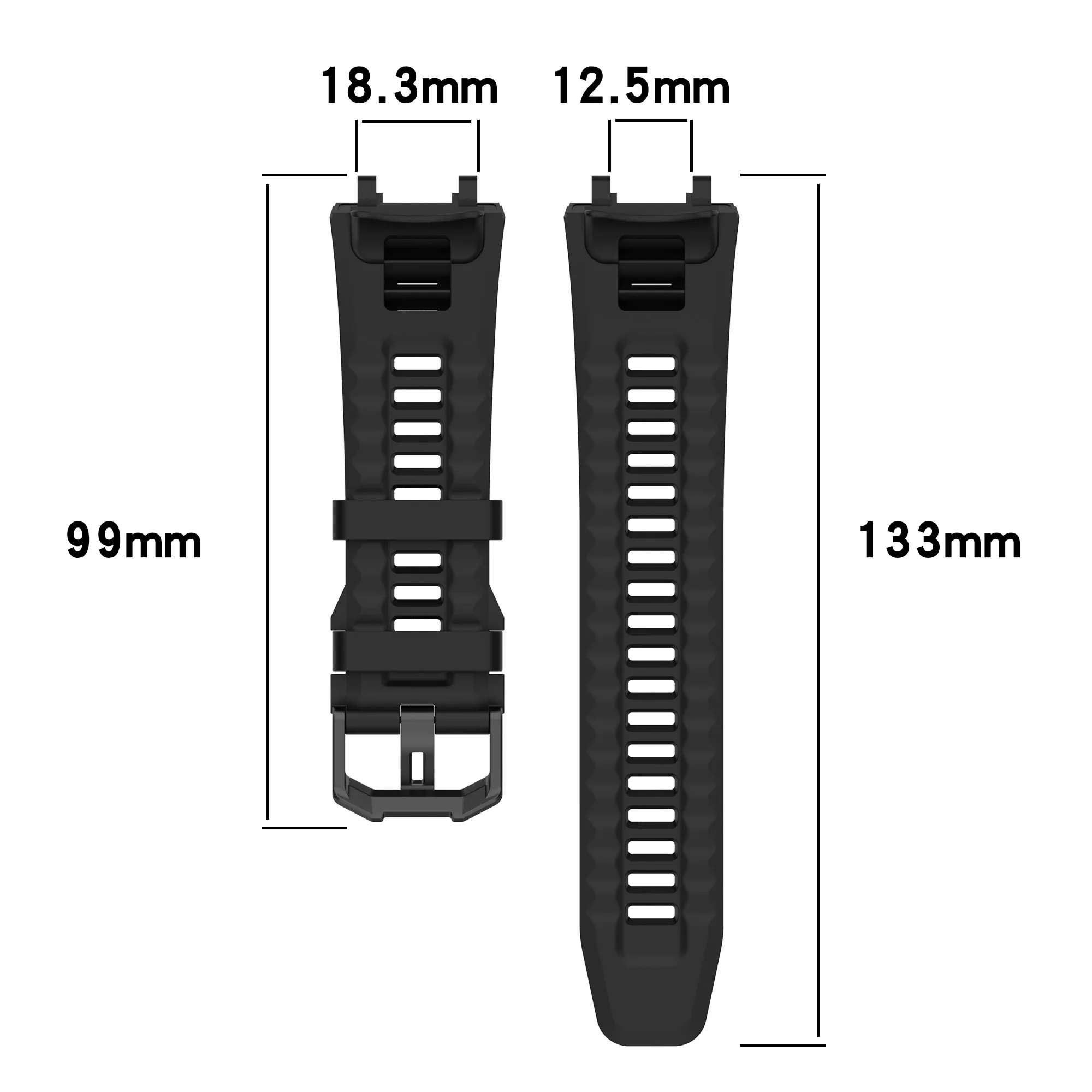 Silicone Band For Amazfit T-Rex 2 Strap Watchband Bracelet Accessories For Huami Amazfit T Rex 2 Replacement Wristband Correa