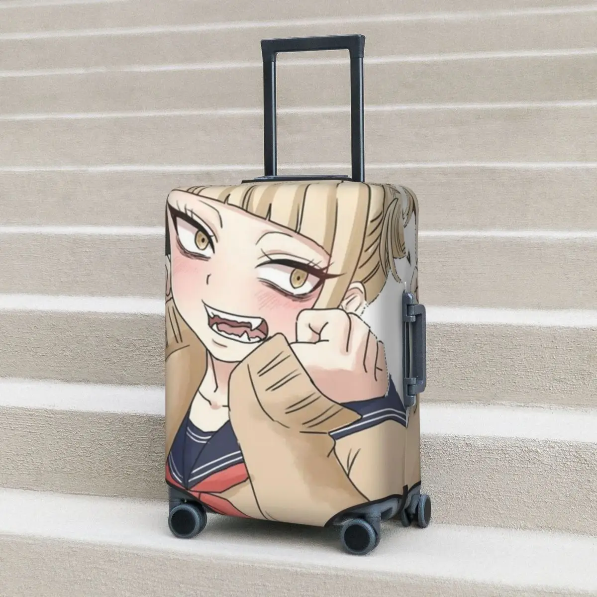 

Himiko Toga Robe Suitcase Cover My Hero Academia Holiday Travel Useful Luggage Case Protector