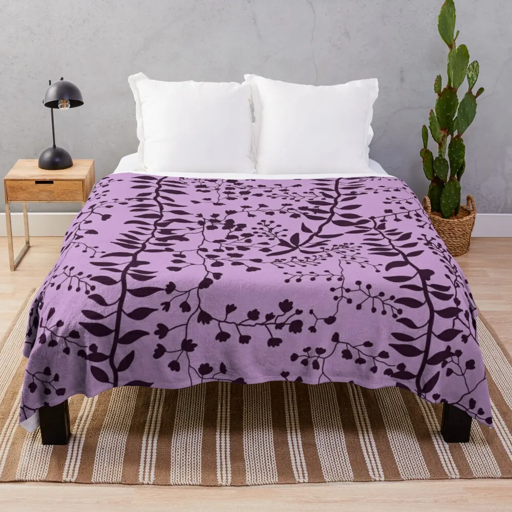 

Bella Swan Lavender Freesia Throw Blanket Throw Blanket fur decorative sofa blanket queen size cute blanket