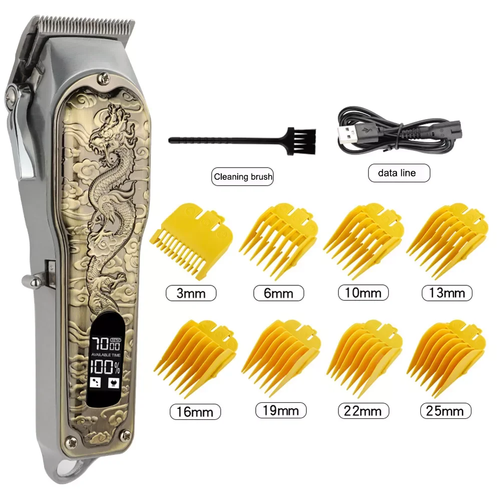 

Машинка для стрижки волос со светодиодный ным дисплеем, USB-зарядкой