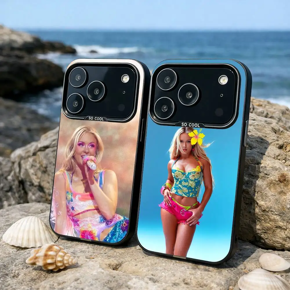 Фото Чехол для телефона Singer Z-Zara L-Larsson для iPhone 17, 16, 15, 14, 13, 12, 11, Pro, MAX, белый матовый, противоударный №1