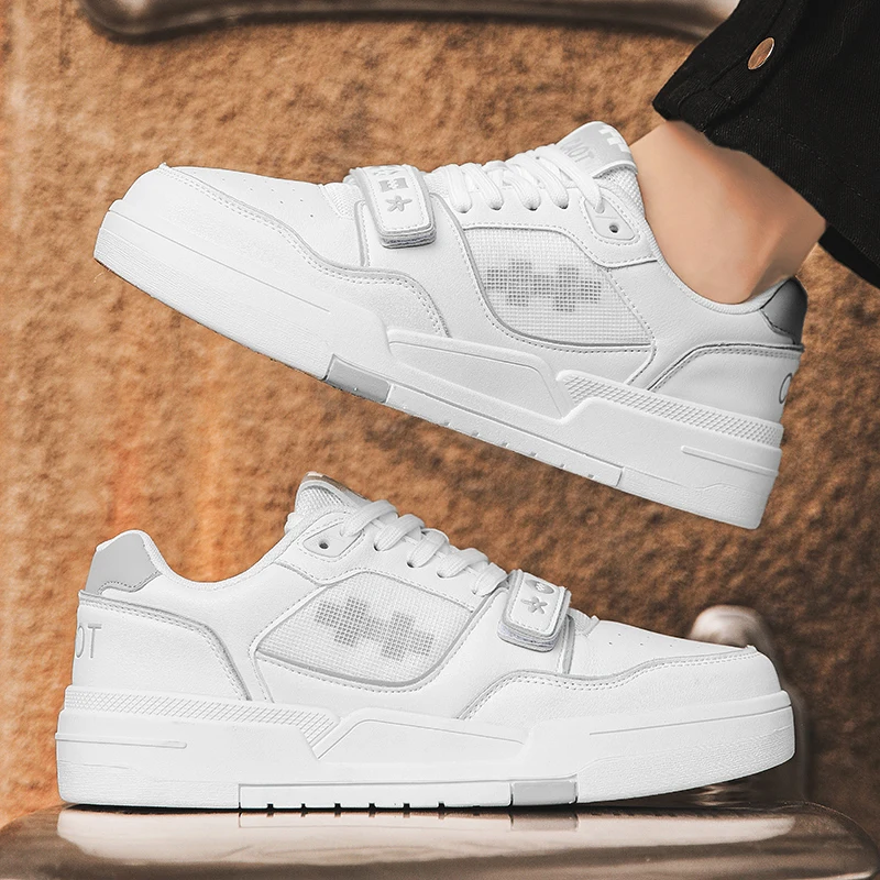 Мужские кроссовки на платформе обувь высокого качества уличная для скейтборда