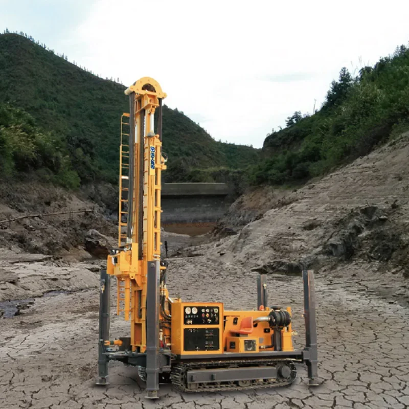 Глибина 300 м Гидравлическая установка для бурения водяных скважин XSL3/160 Китай DTH