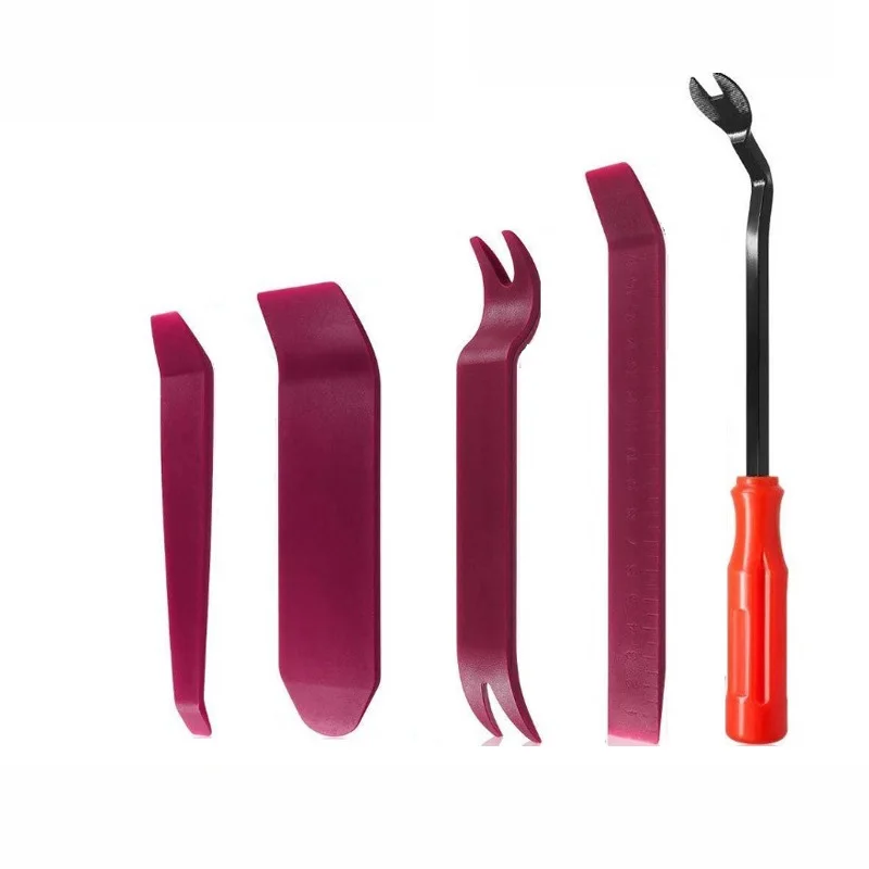 

Auto Door Clip Panel Trim Removal Tool Kits Navigation Disassembly Blades Car Interior Plastic Seesaw Conversion Repairing Tools