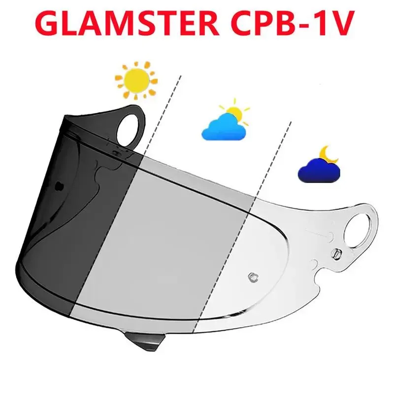 

Фотохромный козырек Glamster для SHOEI Glamster CPB-1V Glamster анфас мотоциклетные линзы glamster Замена защитных очков