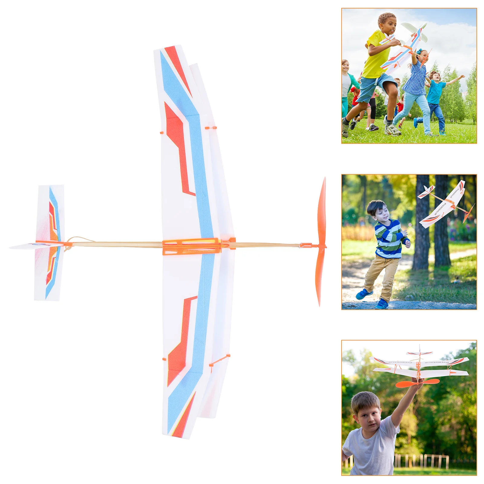 

3pcs Decorative Premium Airplane Models Airplane Toys Kids Diy Toys Diy Glider Planes Models for Relaxing Playing Outdoor