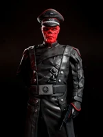general red skull resin figure 124 scale 100mm total height assemble model kit unassembled dioramas unpainted statuettes toys