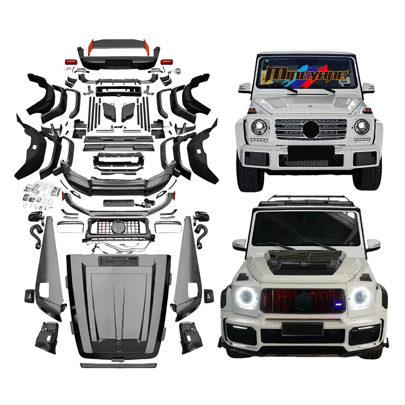 Обновление G Wagon W463 до W463A W464 B900 Кузов автомобильного бампера с ракетным дизайном