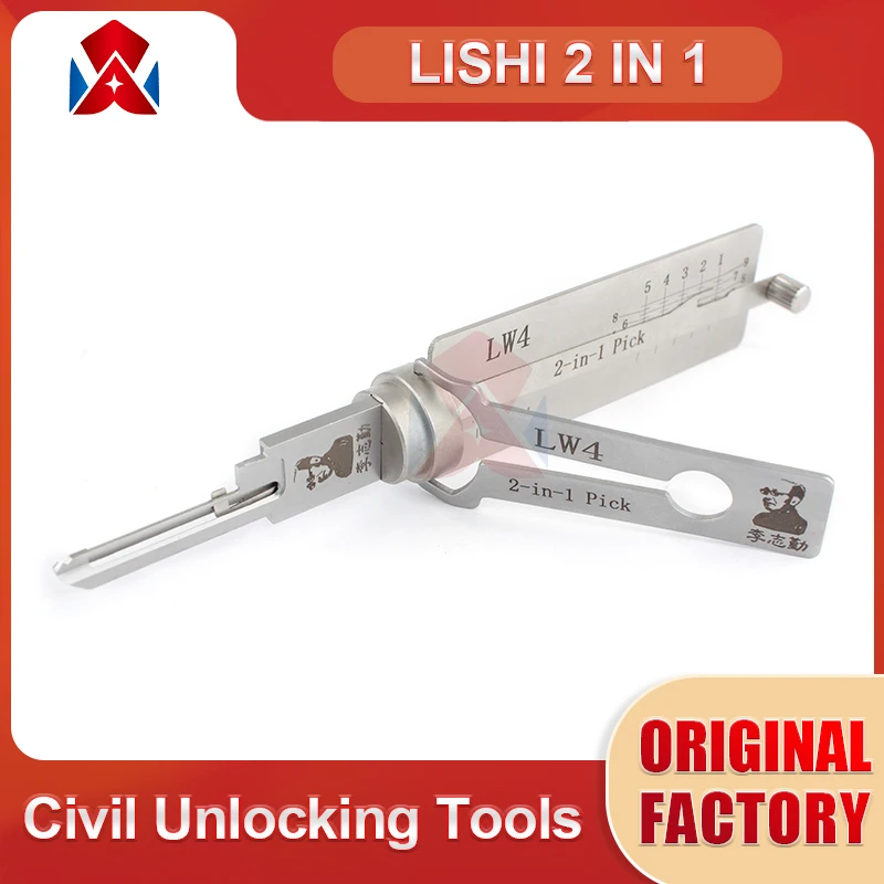 

Lishi 2 in 1 AM5 BE2-7 BF2-6 GO2B HD5649 LW4 LW5 M1 MS2 S123 C123 SC20 TE2 For Home Door Lock Locksmith Repairing Tools