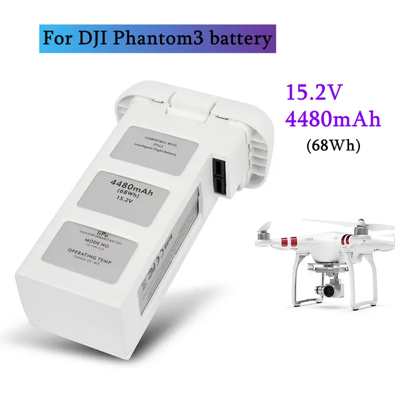 

2022 15.2V 4480mAh Drone Battery for DJI Phantom3 SE Intelligent Flight Li-Po Battery Professional Standard RC Drone Accessories