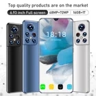 Новинка 2022, смартфон S22 Ultra, 6,93 дюйма, Android 12, 16 ГБ + ТБ, смартфоны, искусственные сети, GPS, 48 + 72 МП, HD + мобильные телефоны