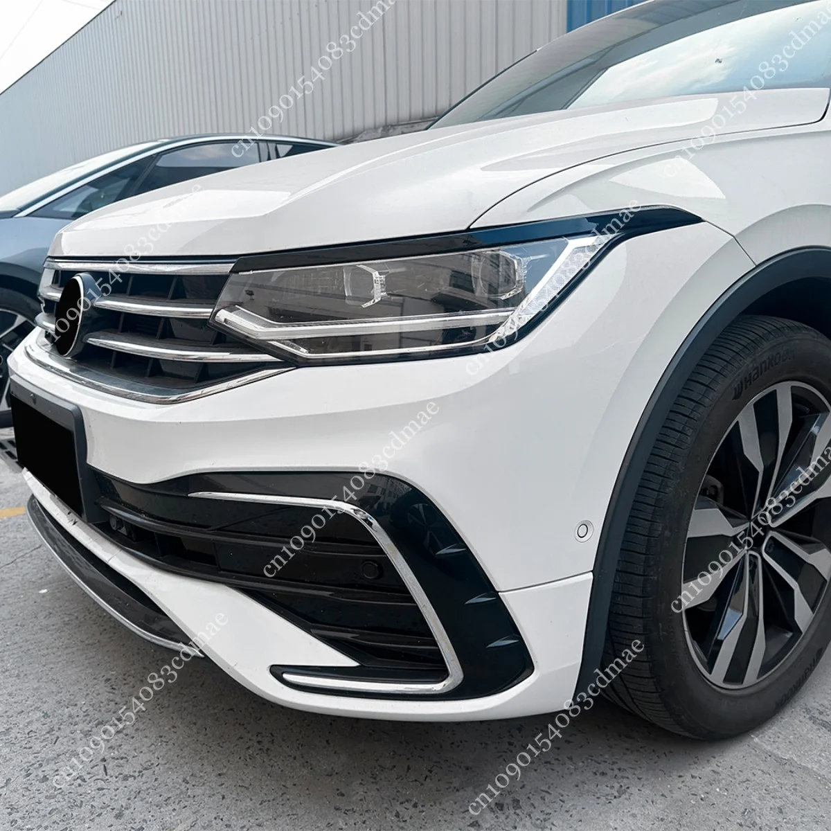 Фото 2 шт. глянцевая крышка для бровей для VW Tiguan MK2 TDI TSI R R-LINE ALLSPACE 2020 2021 2022 2023 отделка подтяжки лица внешние обшивки кузова тюнинг №5