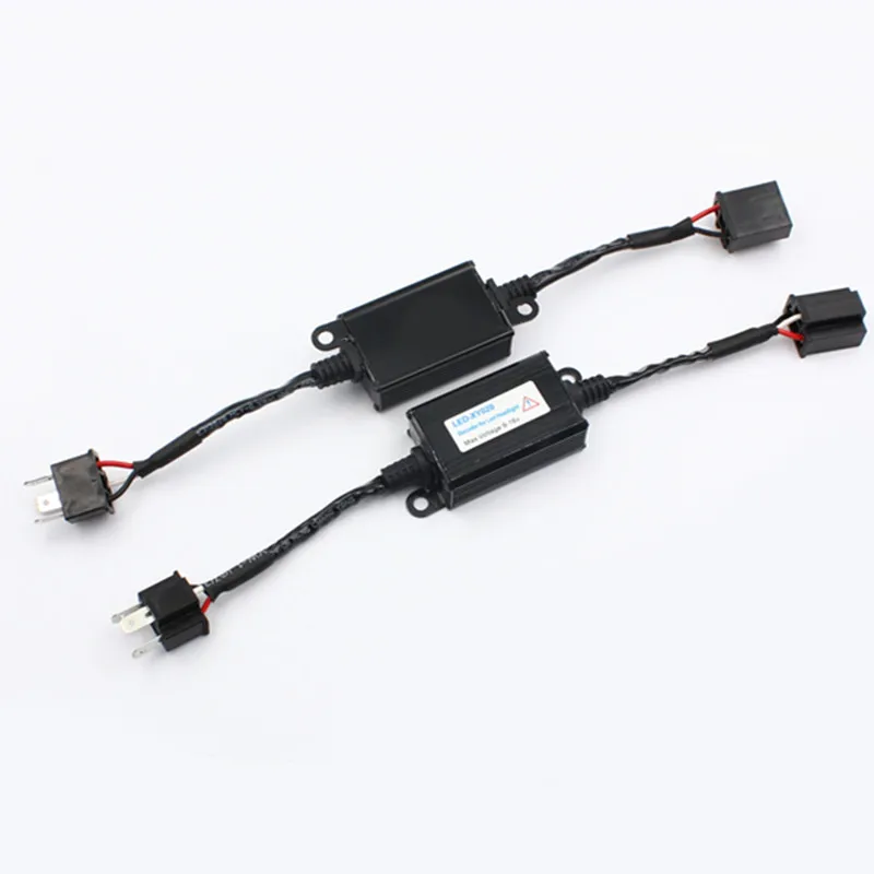 

FSYLX H4 9003 HB2 светодиодный задний фонарь/компенсатор декодер для H4 светодиодный фары лампы Canbus резистор декодер автомобиля H4 светодиодный Предупреждение компенсатор