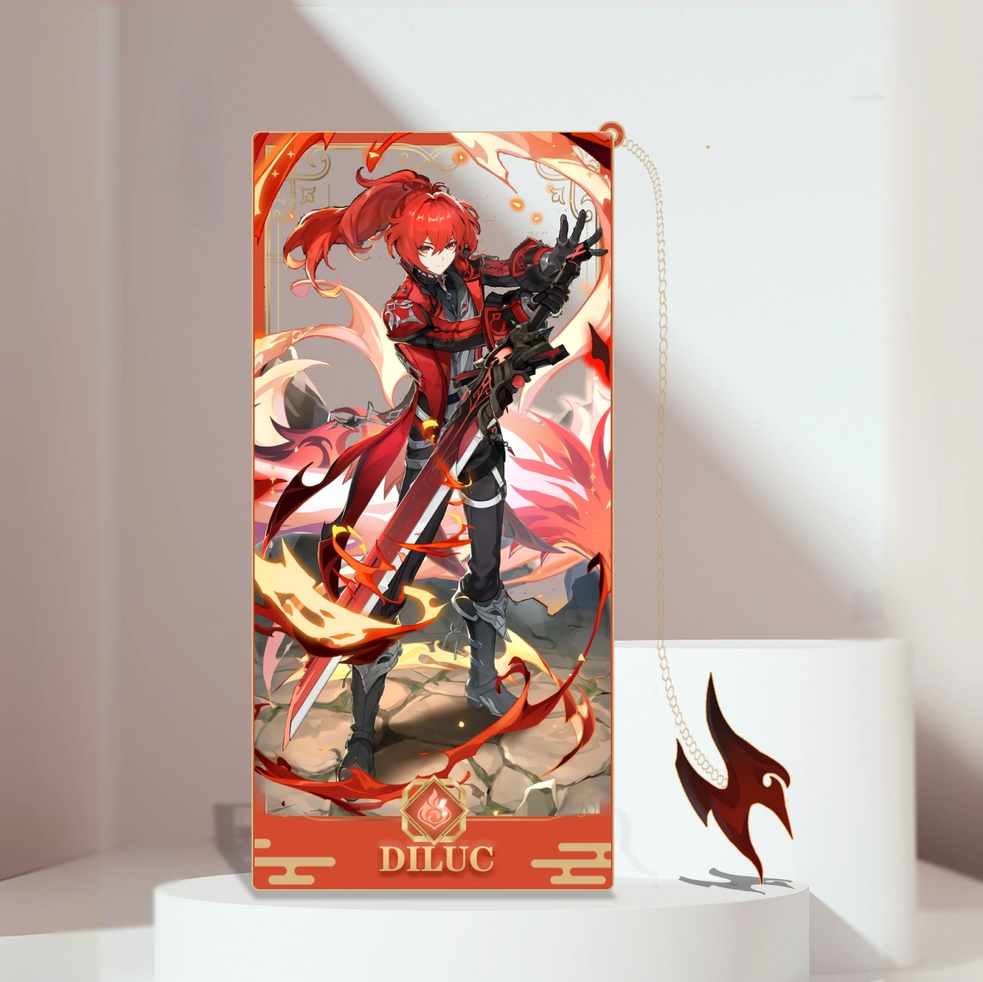 

Металлические закладки Genshin Impact