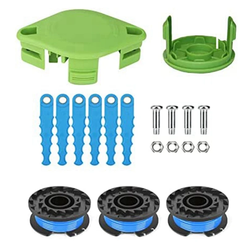 

Trimmer Blade 29252 29092 Spool Line Compatible For Greenworks 21302 21332 21342 20V 24V 40V 16Ft Line String Trimmer