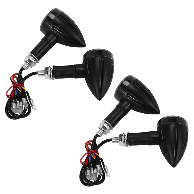

4Pcs Motorcycle Turn Signal 6Led Indicator Locomotive Universal Turn Signal
