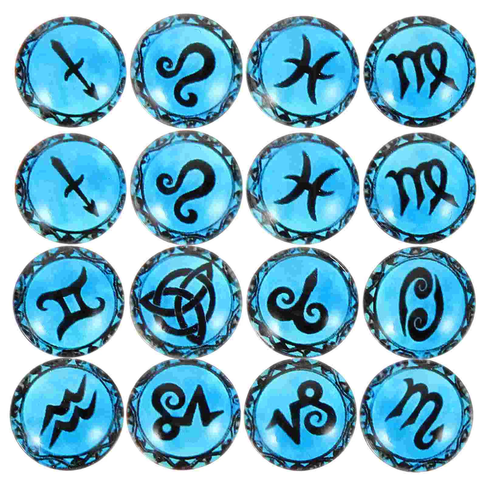 

100 шт., стеклянные серьги-Патчи «созвездия»