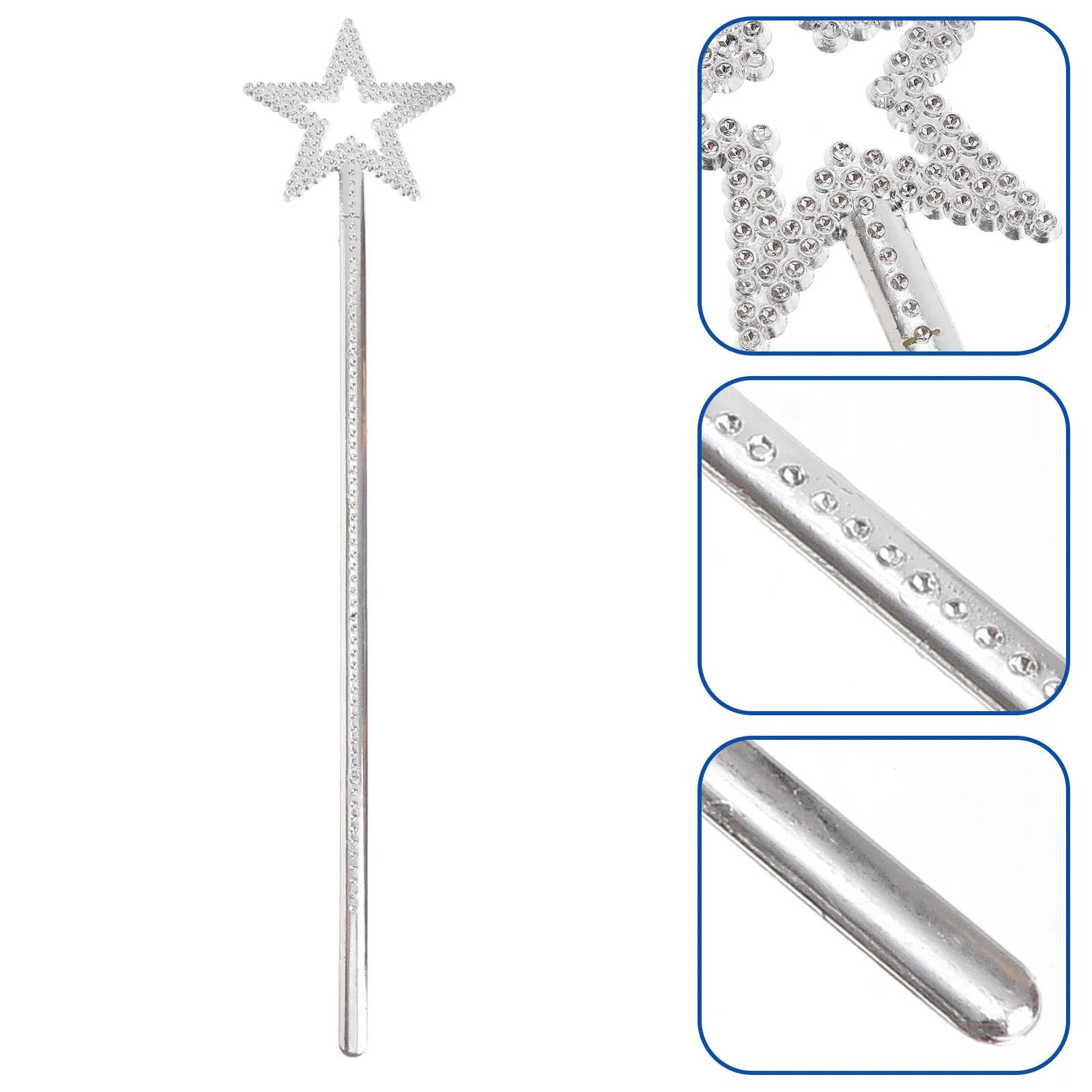 

1pc Kids Wands Pentagram ABS Reusable Props Fairy Stick Fairy Wand for Party
