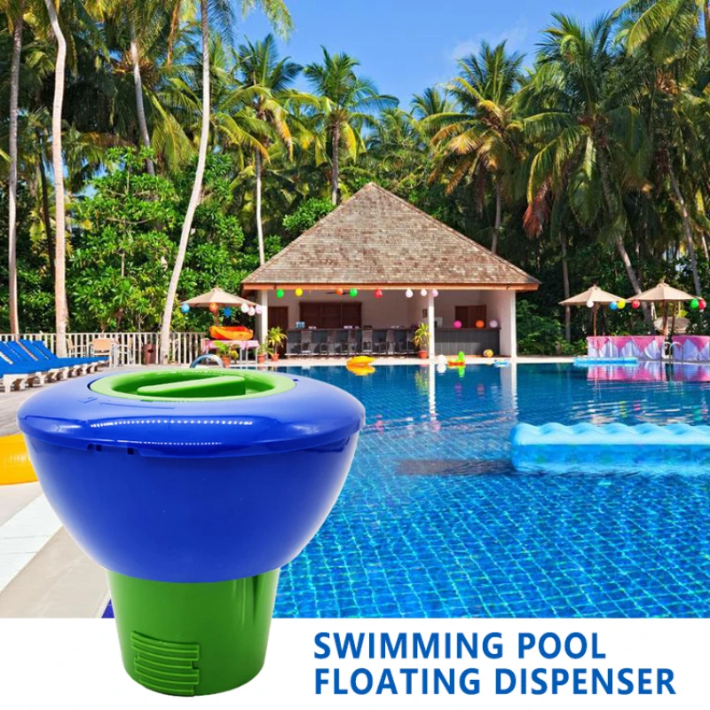 Pool Dispenser, Tablet Dispenser, Cyan Color Matching Chlorine Tablet Dispenser, Remove All Fungi And Dirt In The Swimming Pool