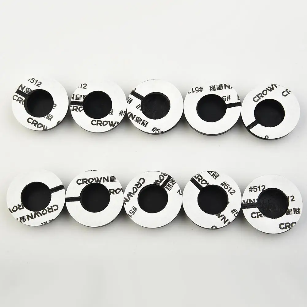 

10PCS Anti-collision Gasket And Black Car Insulation Shock-Absorbing Silicone New And High Quality Reduce Noise.