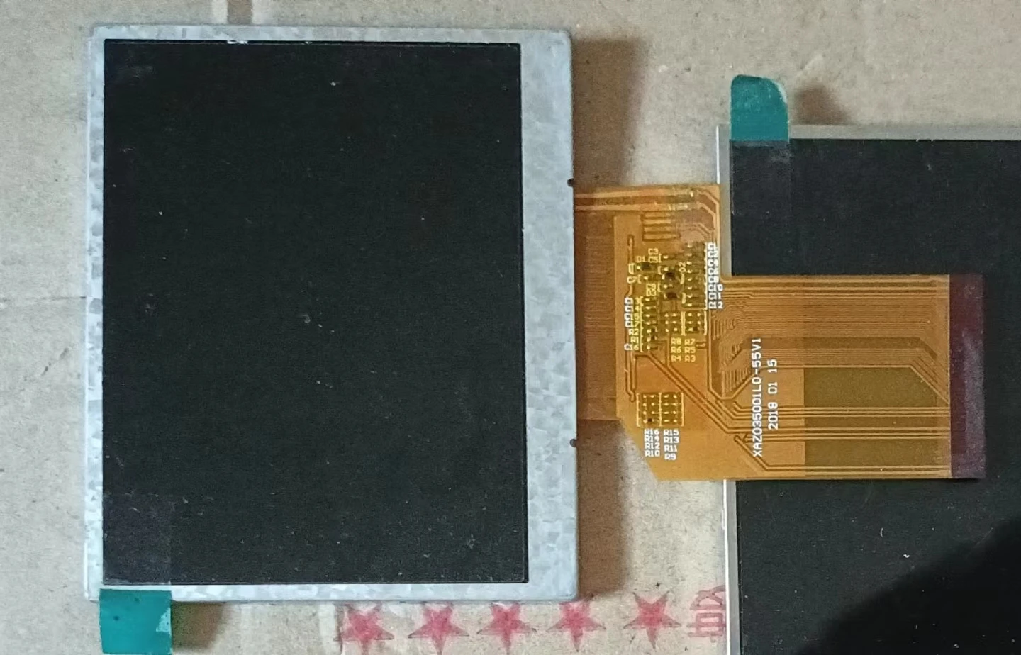 

Оригинальный ЖК-дисплей 3,5 дюйма XAZ035001L0-55V 1, экран подходит для ремонта и замены ЖК-экрана, бесплатная доставка