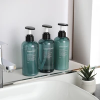 3pcsset press type lotion empty bottle 300ml500ml bathroom shampoo large capacity emulsion container liquid soap dispenser