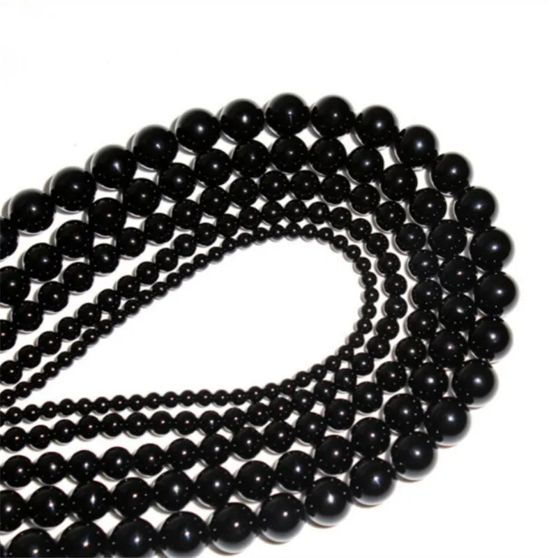 

Loose Spacer Black Onyx Beads for Making Fashion Bracelet Necklace
