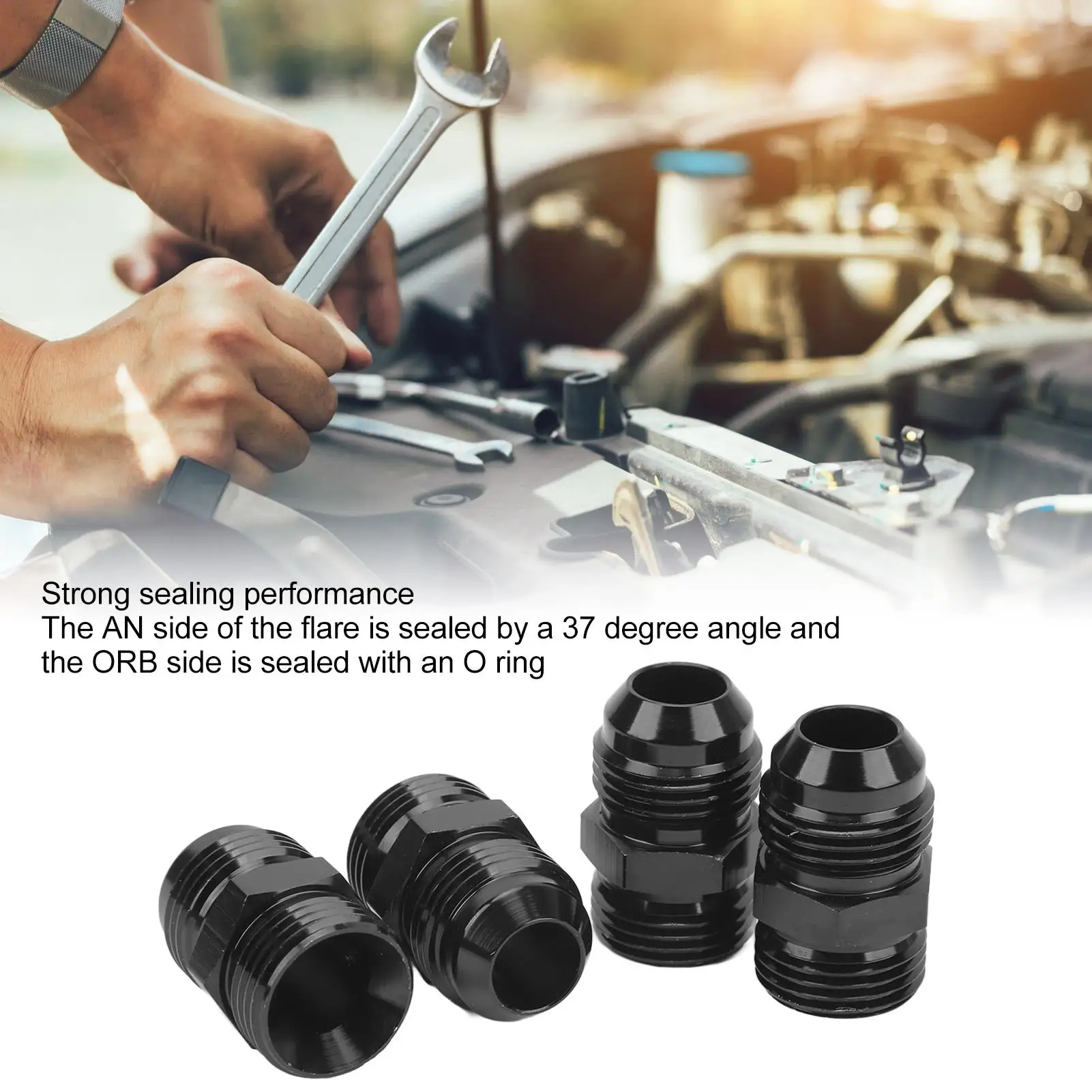 O Boss Male Adapter Multipurpose Precise 1500PSI Anti Aging Sealed for oil Cooler