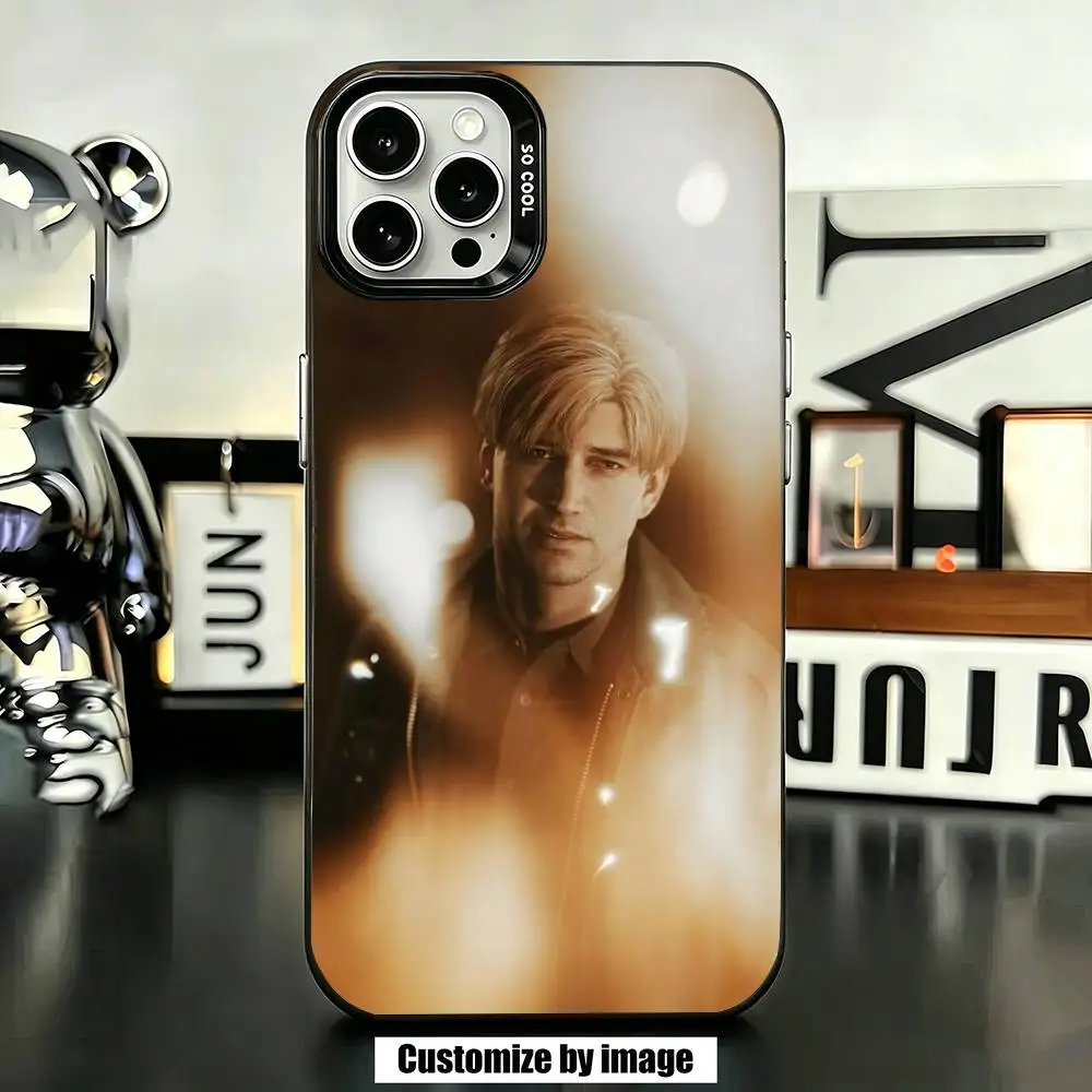 Фото Чехол для телефона Silent Hill James Sunderland Game для iPhone 17, 16, 15, 14, 13, 12, 11 Plus, Pro Max, XS, цветной серебристый чехол-футляр №4