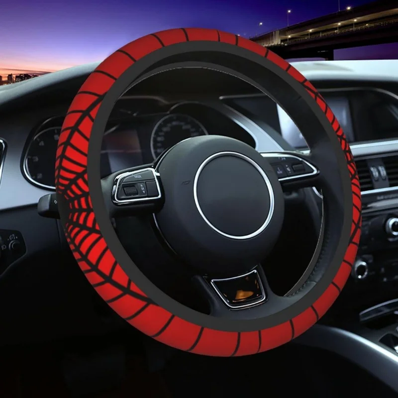 

Cartoon Anime Steering Wheel Cover Universal Non-Slip Auto Car Steering Wheel Protector for SUV Vans Sedans Truck 15 Inch